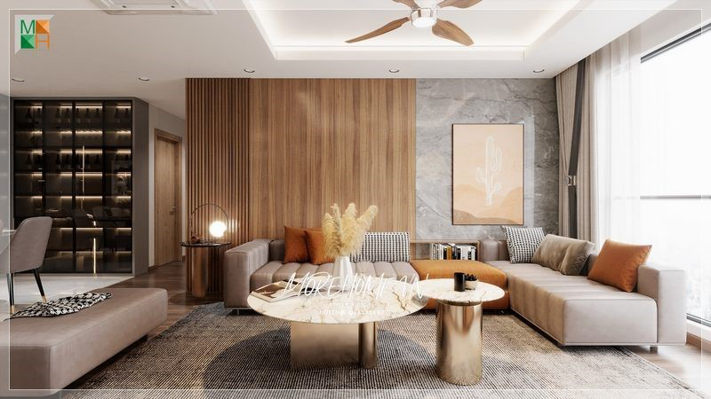 10 mẫu nội thất phòng khách chung cư đẹp nhất